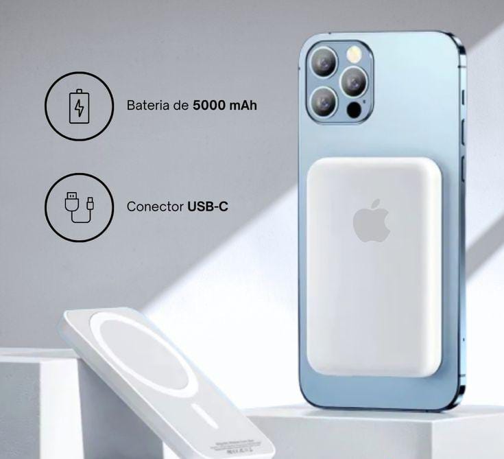 Batería Magnética Portátil MagSafe - Carga Rápida Inalámbrica